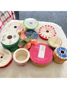 Vintage lot of ribbons